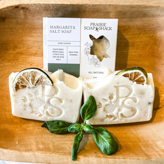 Margarita Salt Soap with Basil and Lime