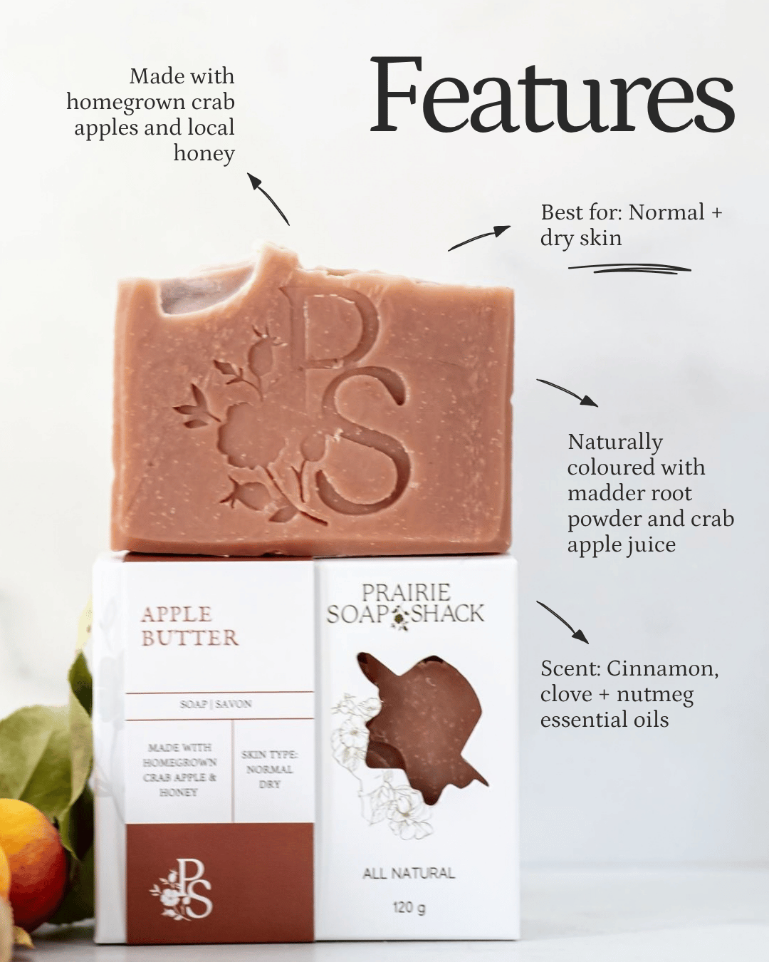 Apple Butter Soap with Crabapple and Ginger