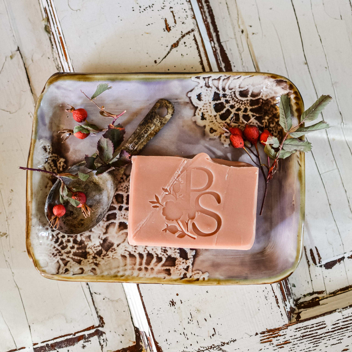 Wild Rose Hip Soap with Rose Clay and Rose Hip Seed Oil