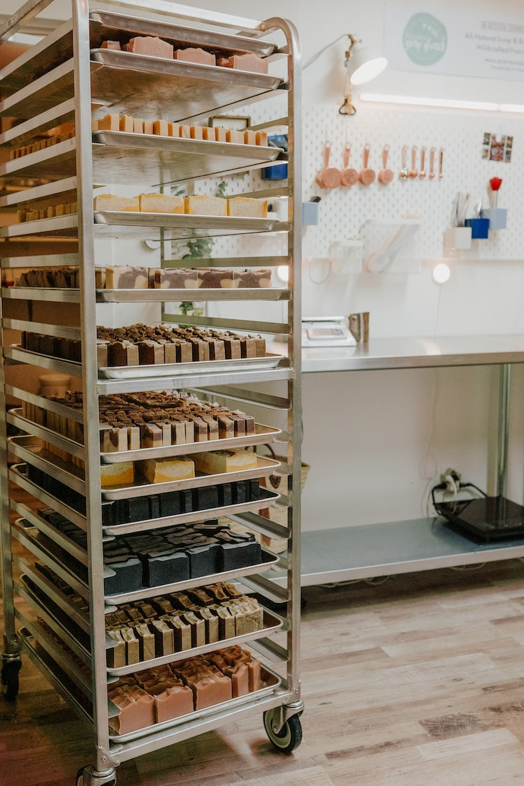soap curing rack