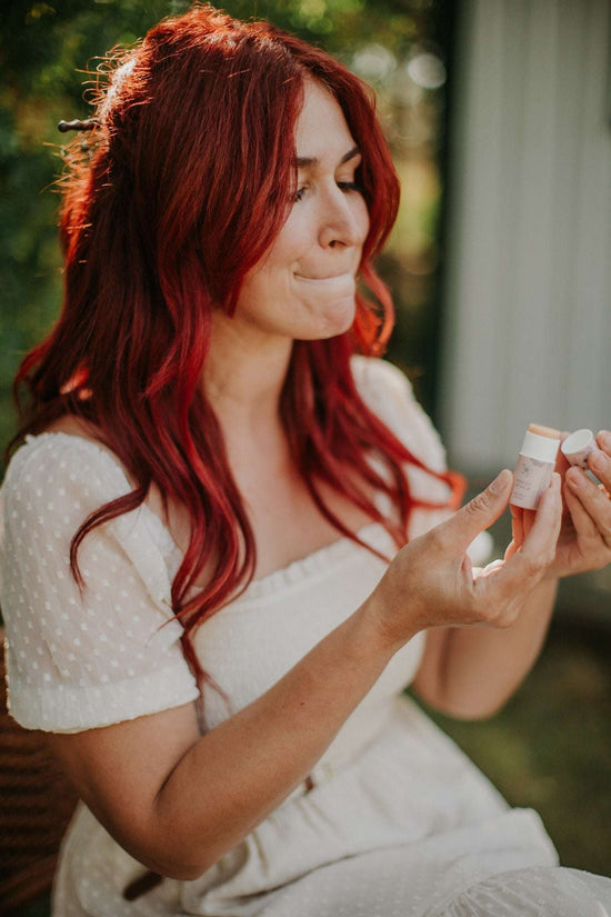 Peony Lip Balm - Infused with Heirloom Peony Petals