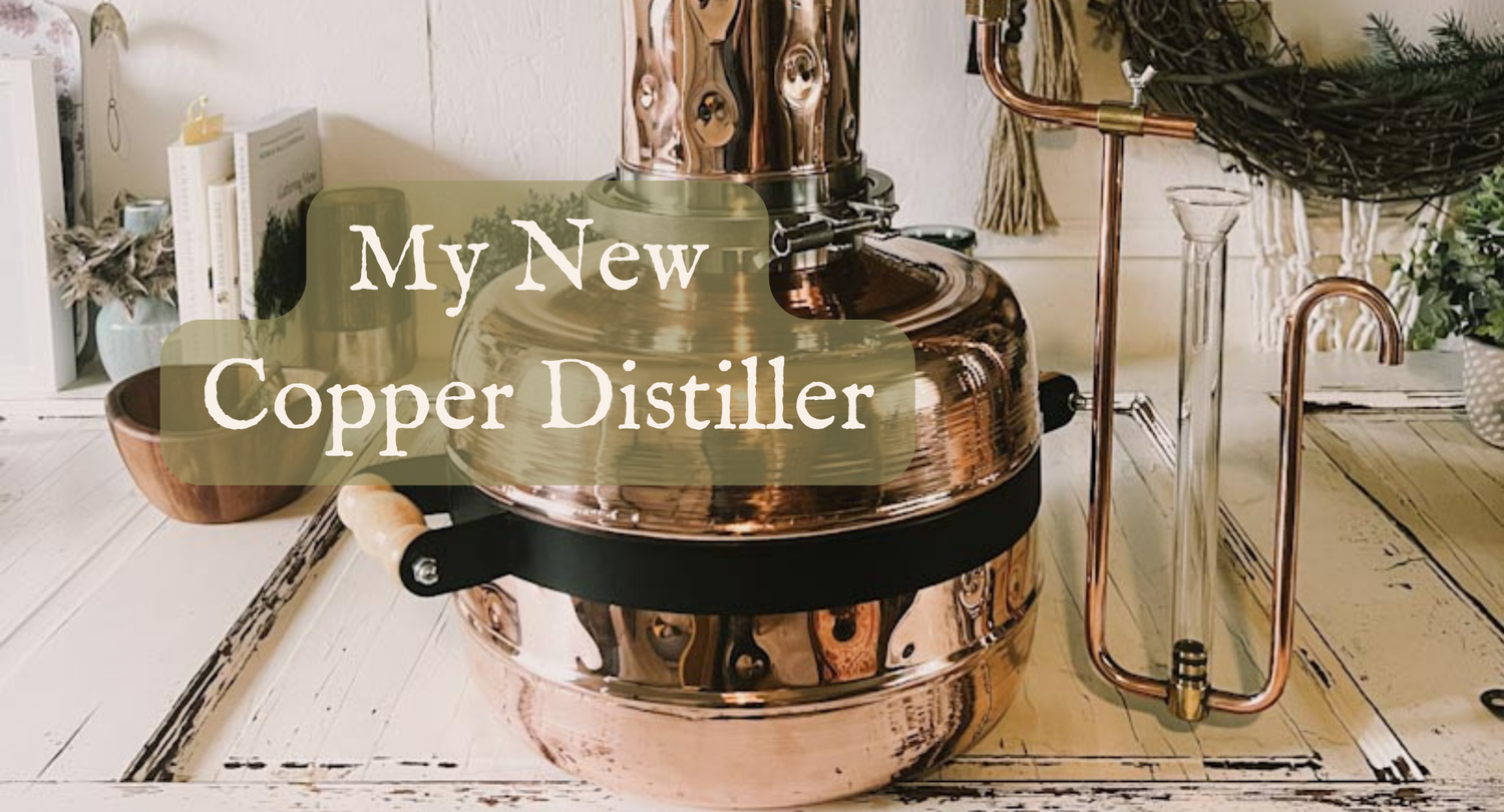 My New Copper Distiller: Turning Prairie Plants into Hydrosols & Essential Oils
