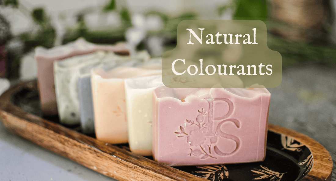Handcrafted Saskatoon Berry Soap coloured naturally with purple clay and berries from Prairie Soap Shack.