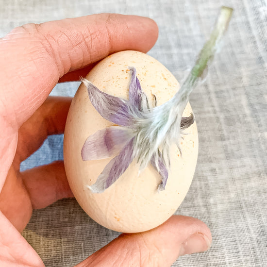 Naturally Decorated Easter Eggs