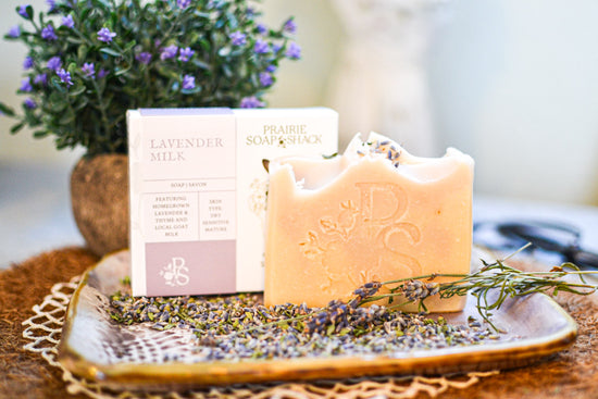 Lavender Milk Soap with Goat Milk, Lavender & Thyme
