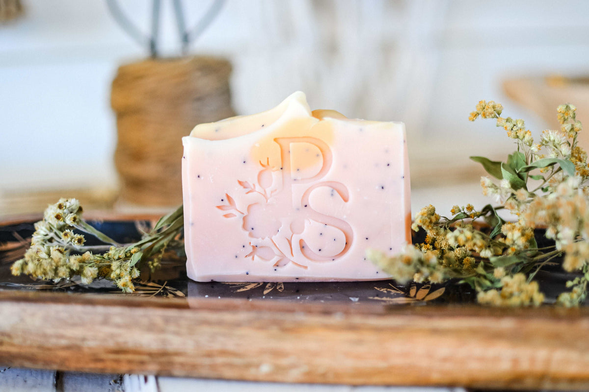 Goldenrod &amp; Tallow Soap with Lemongrass, Lemon and Lavender