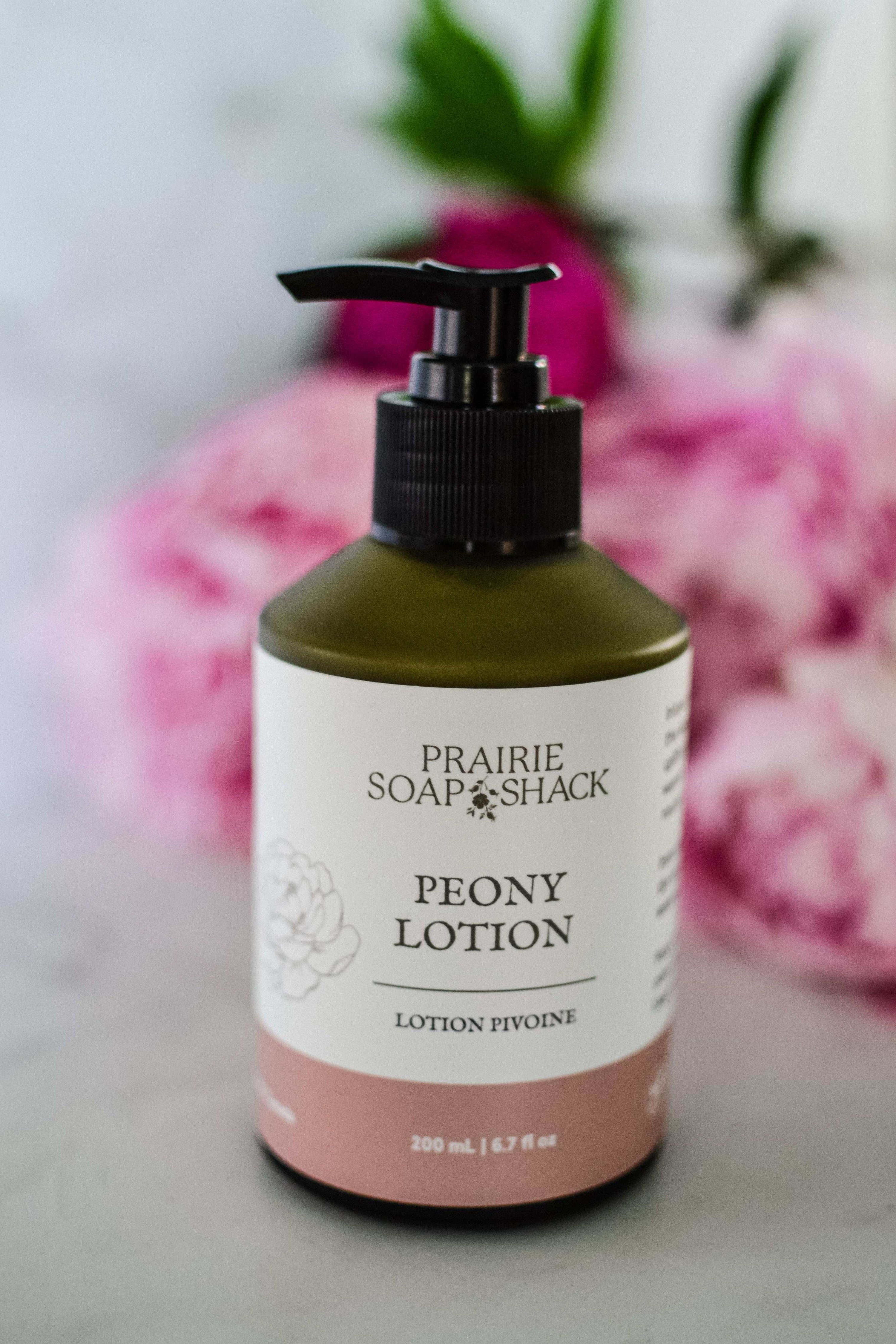 Peony Body Lotion with Bergamot, Geranium &amp; Homegrown Peony