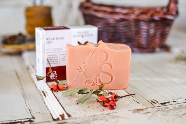 Wild Rose Hip Soap with Rose Clay and Rose Hip Seed Oil