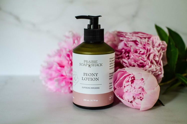 Peony Body Lotion with Bergamot, Geranium & Homegrown Peony