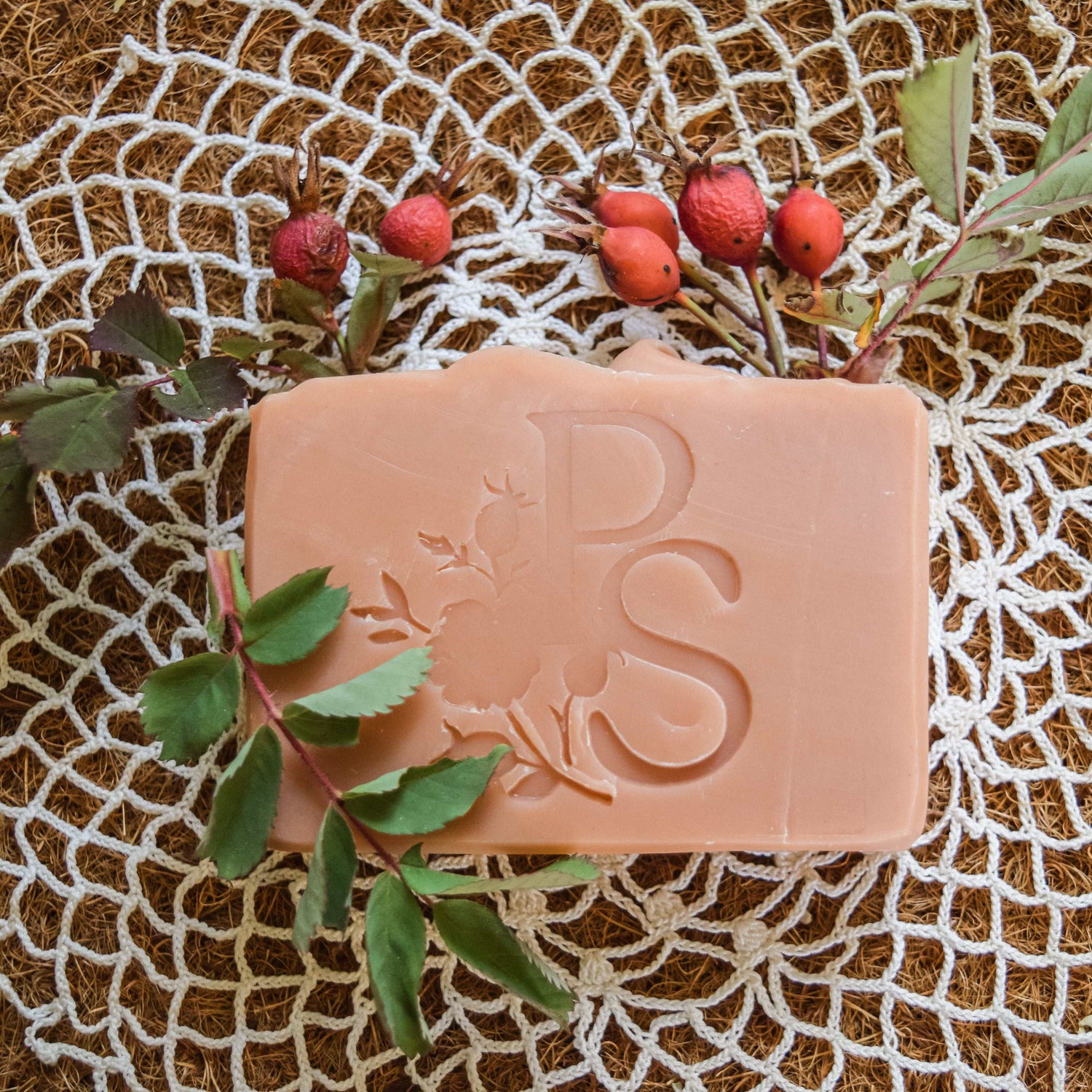 Wild Rose Hip Soap with Rose Clay and Rose Hip Seed Oil