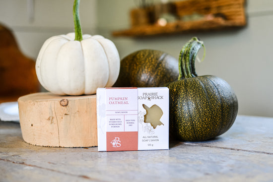 Pumpkin Oatmeal Soap with Cinnamon, Nutmeg & Cloves