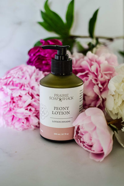 Peony Body Lotion with Bergamot, Geranium &amp; Homegrown Peony