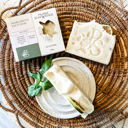 Margarita Salt Soap with Basil and Lime