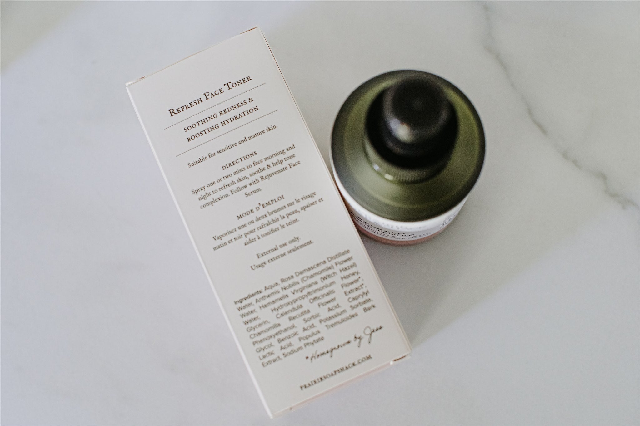 Refresh Face Toner – Soothing Chamomile, Rose &amp; Honey Mist