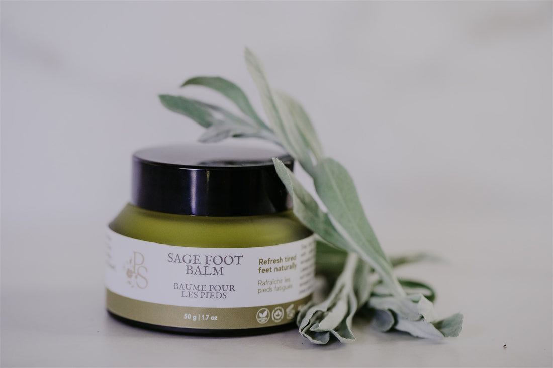 Sage Foot Balm with Tallow &amp; Wildcrafted Sage