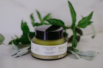 Sage Foot Balm with Tallow &amp; Wildcrafted Sage