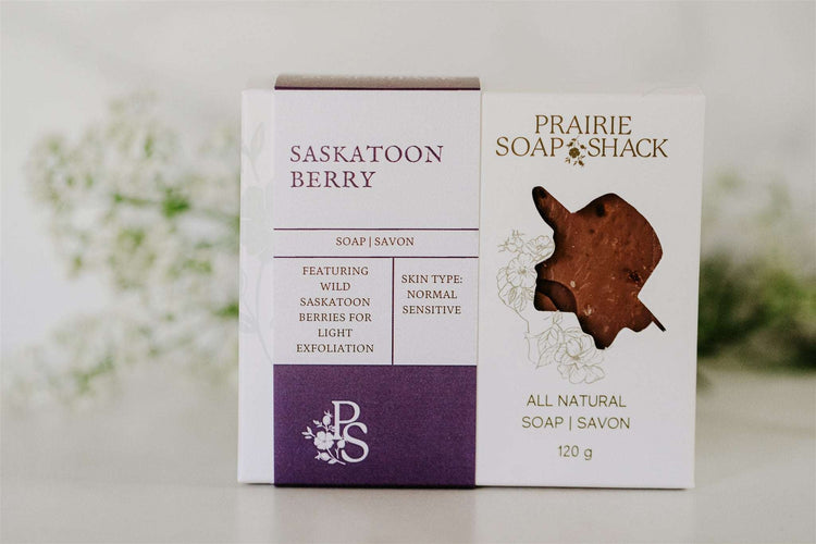 Saskatoon Berry Soap with Orange, Lime and Bergamot