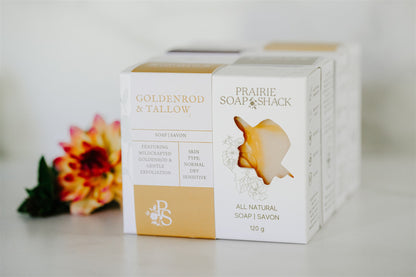 Goldenrod &amp; Tallow Soap with Lemongrass, Lemon and Lavender