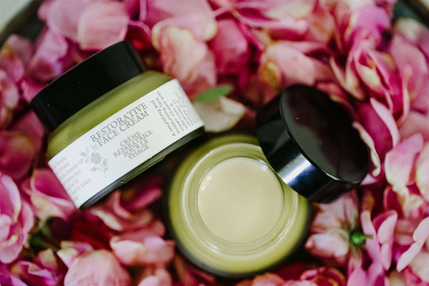 Restorative Face Cream with Ceramides and Wild Rose Petals