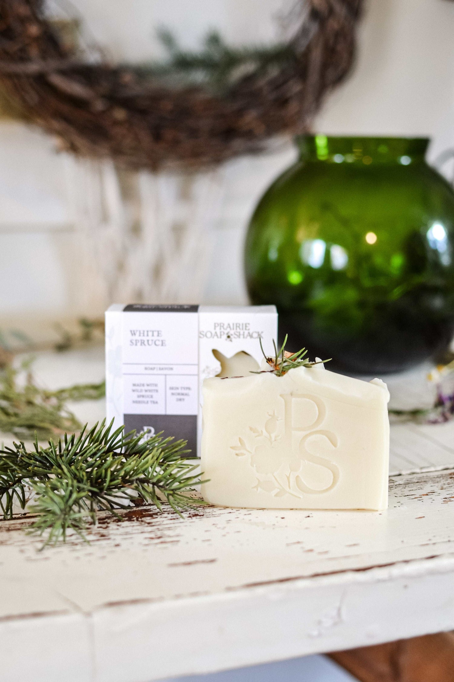White Spruce Soap with Spruce, Pine & Cedar