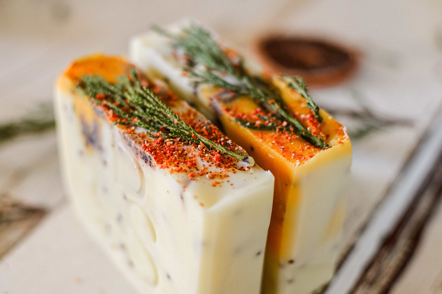 Juniper & Cranberry Soap with Orange and Cranberry Seeds