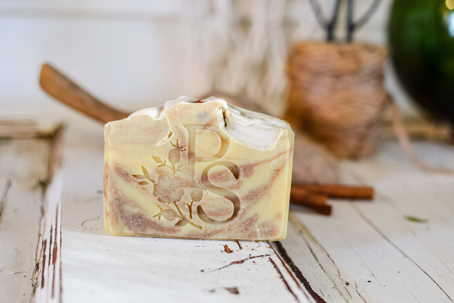 Carrot Pudding Soap with Carrot juice, Cinnamon & Nutmeg