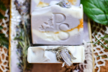 Prairie Crocus Soap with Lavender and Vetiver