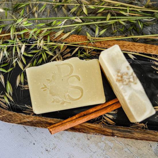 Pumpkin Oatmeal Soap with Cinnamon, Nutmeg & Cloves