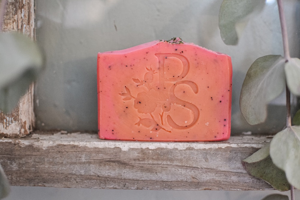 Gardener Bar Soap with Coffee, Lemon and Rhubarb