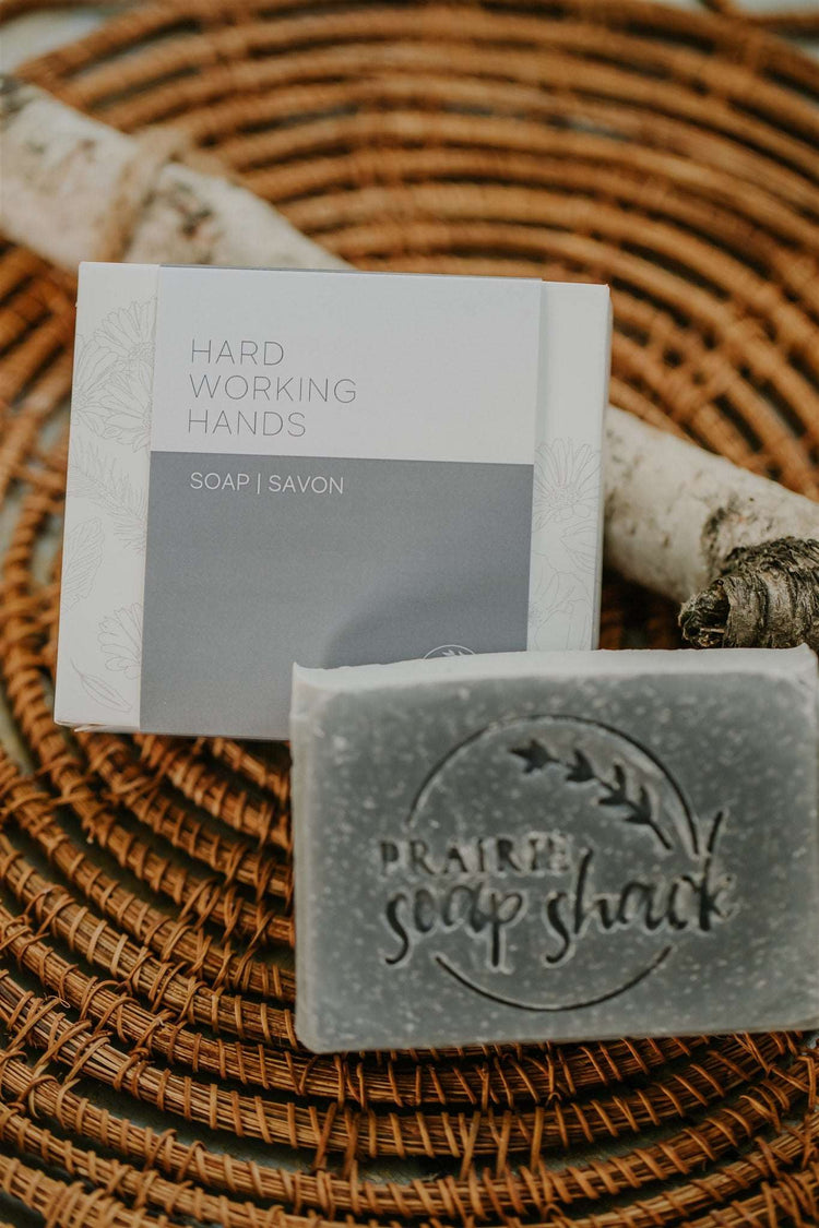 Hard Working Hands Soap with Pumice, Clay & Essential Oils