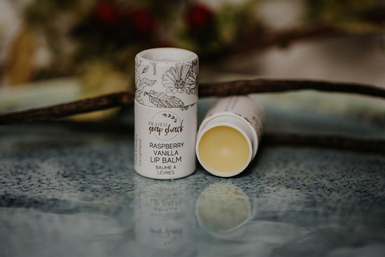 Raspberry Vanilla Lip Balm - Naturally, Soft Lips