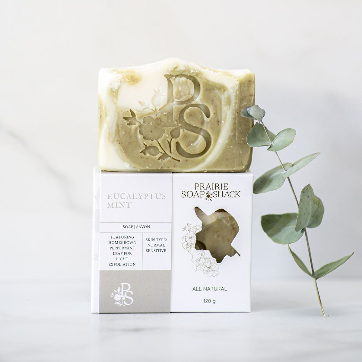 Eucalyptus Mint Soap with Exfoliating Peppermint