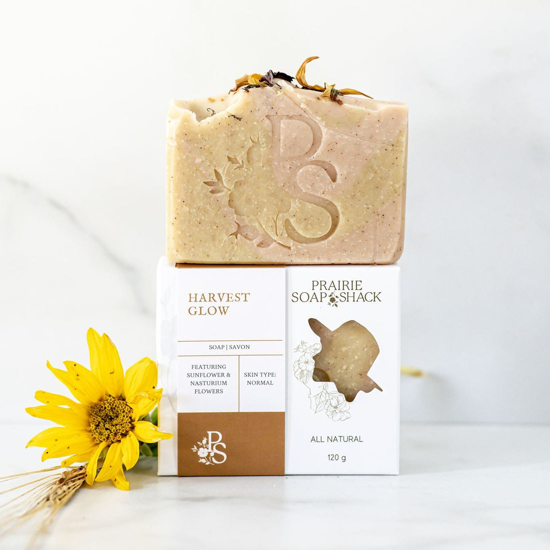 Harvest Glow Soap with Sunflower + Ginger