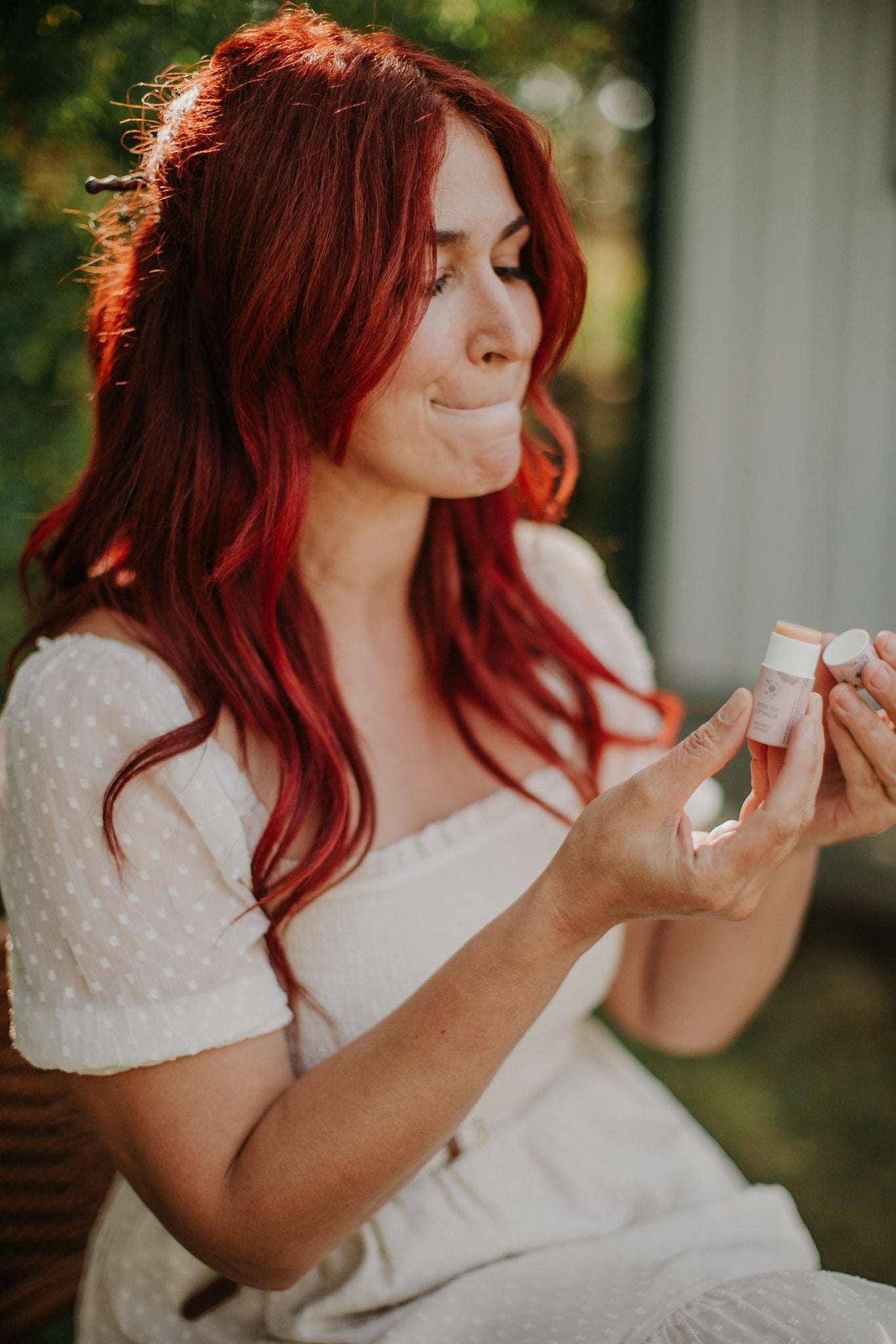 Peony Lip Balm - Infused with Heirloom Peony Petals