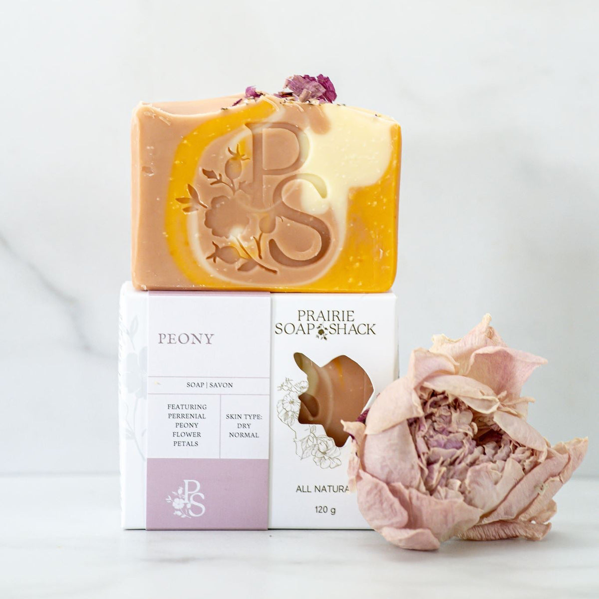 Peony Soap with Geranium, Bergamot &amp; Orange