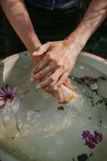 Goldenrod &amp; Tallow Soap with Lemongrass, Lemon and Lavender